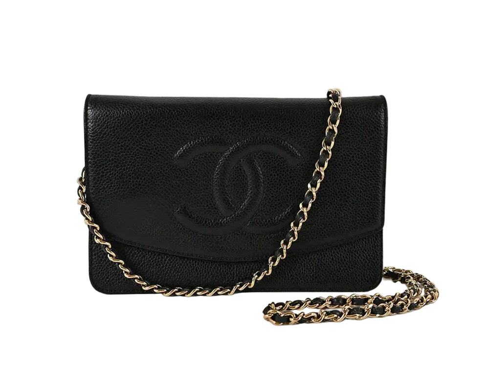 Chanel Black Caviar Wallet (converted to Wallet on Chain) WOC